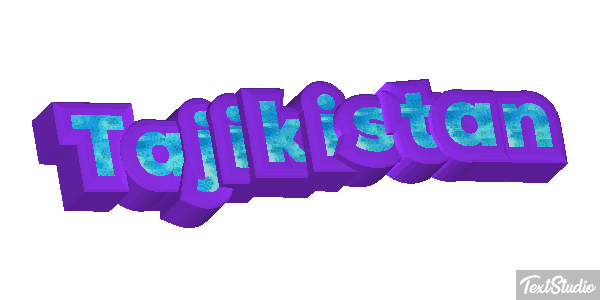 Tajikistan Text effect