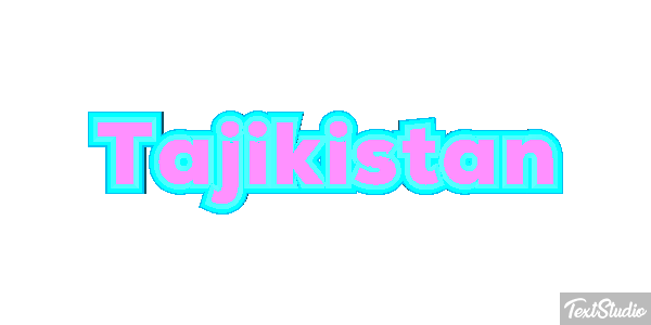 Tajikistan Text effect