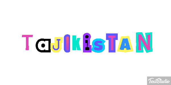 Tajikistan Text effect