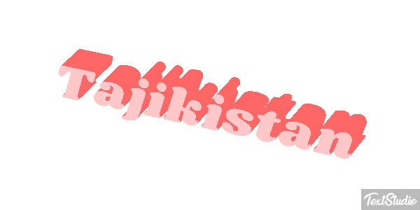 Tajikistan Text effect