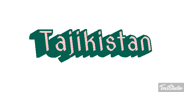 Tajikistan Text effect