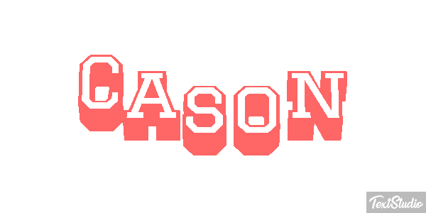 Cason Tekst effect