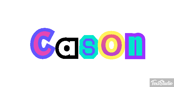 Cason Tekst effect