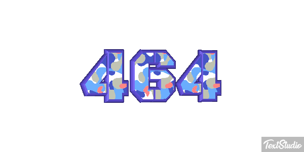 464 Tekst effect