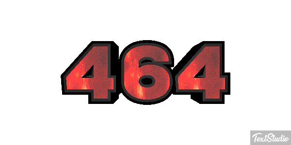 464 Tekst effect