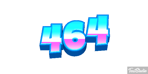 464 Tekst effect