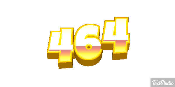 464 Tekst effect