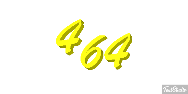 464 Tekst effect