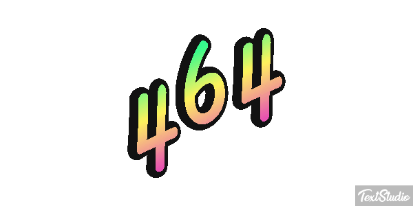 464 Tekst effect
