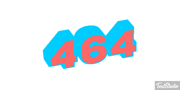464 Tekst effect