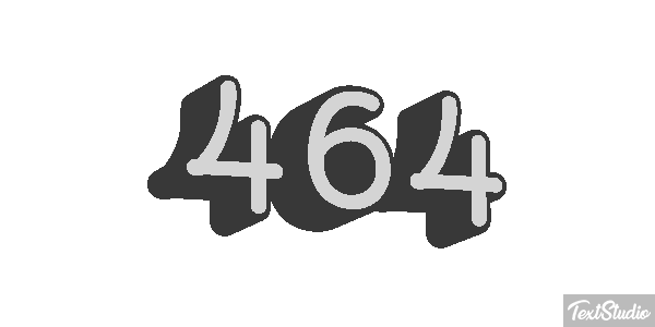 464 Tekst effect