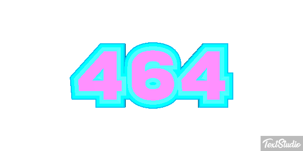 464 Tekst effect