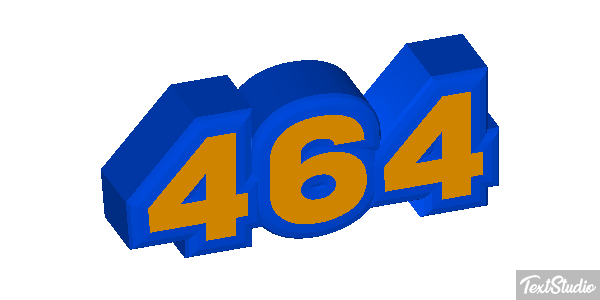 464 Tekst effect