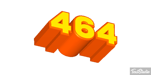 464 Tekst effect