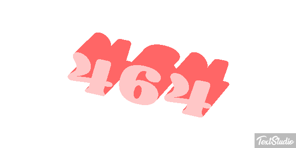 464 Tekst effect