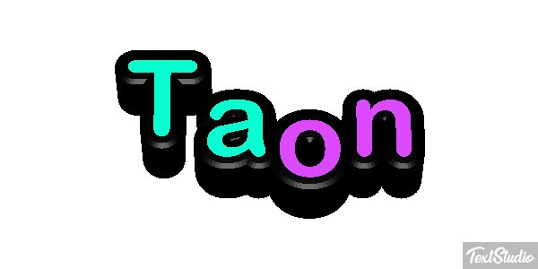 Taon Text effect