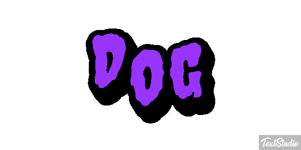 Dog Text effect