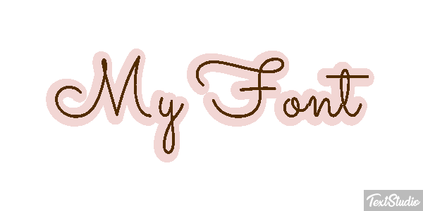 My Font Text effect