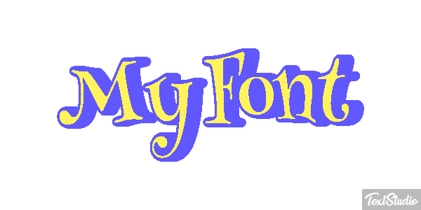 My Font Text effect