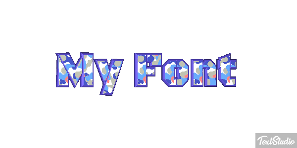 My Font Text effect