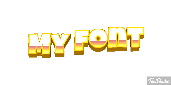 My Font Text effect