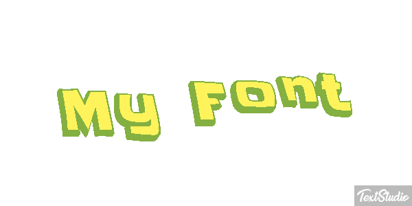 My Font Text effect