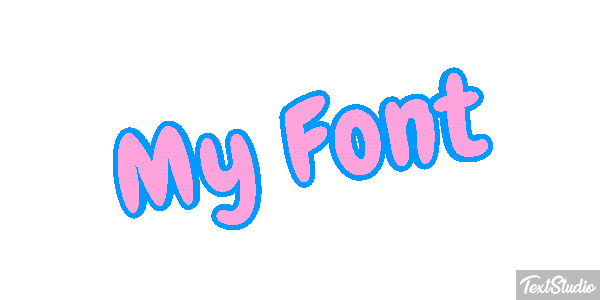 My Font Text effect