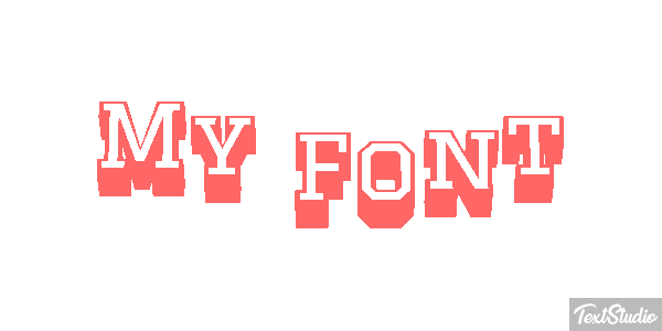 My Font Text effect