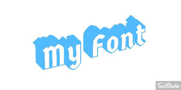My Font Text effect