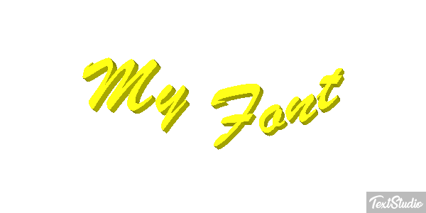 My Font Text effect