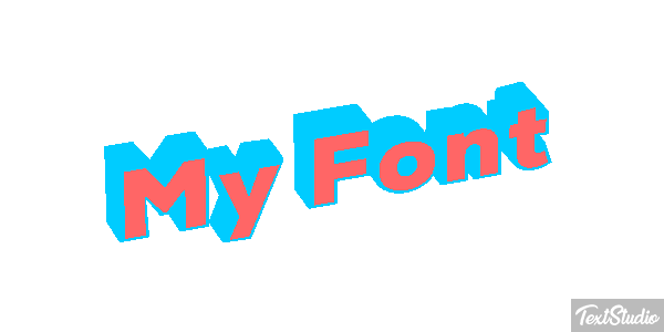 My Font Text effect