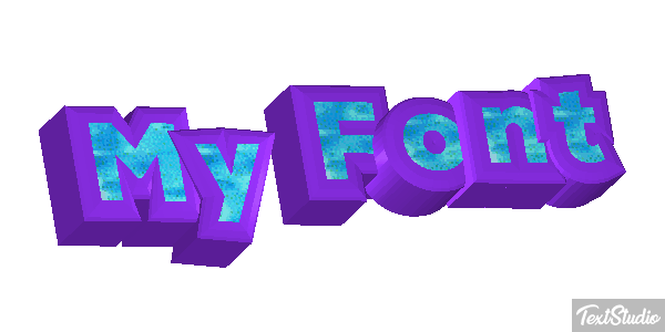 My Font Text effect