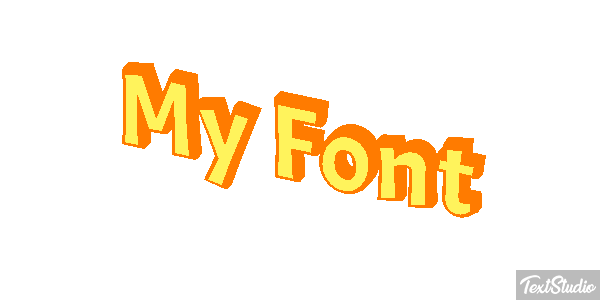 My Font Text effect