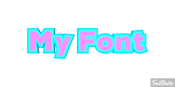 My Font Text effect