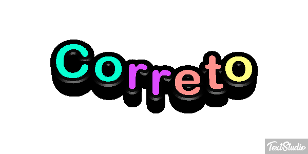 Correto Effetto testo