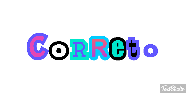 Correto Effetto testo