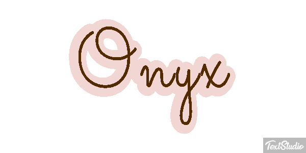 Onyx Texteffekt