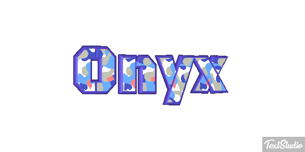 Onyx Texteffekt