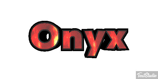 Onyx Texteffekt