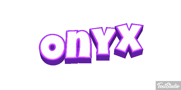 Onyx Texteffekt