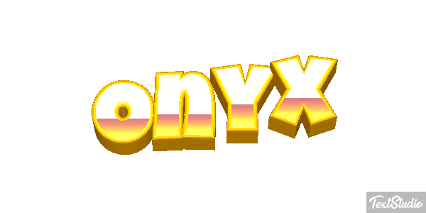 Onyx Texteffekt