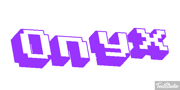 Onyx Texteffekt
