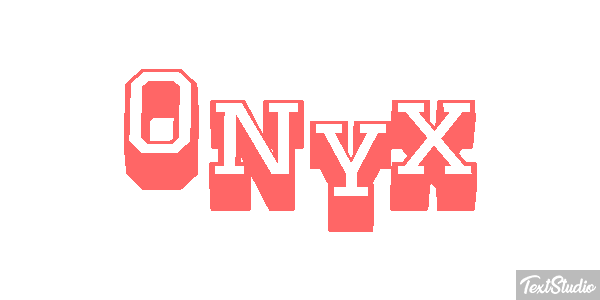 Onyx Texteffekt