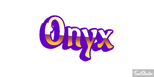 Onyx Texteffekt