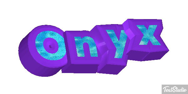 Onyx Texteffekt