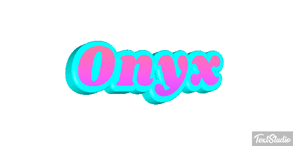 Onyx Texteffekt