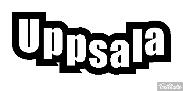 Uppsala Efecto de texto