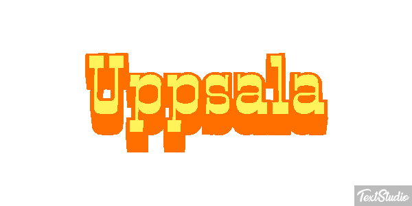 Uppsala Efecto de texto