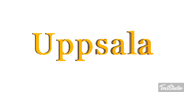 Uppsala Efecto de texto
