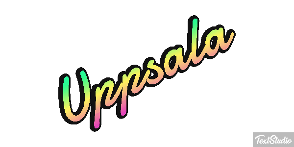 Uppsala Efecto de texto